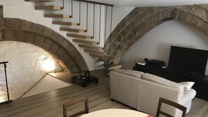 Appartement, 2 slaapkamers, balkon | Woonkamer