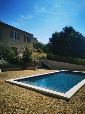 Outdoor pool - Gîte with swimming pool Lauris (Lauris)