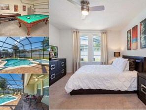 4 bedrooms, iron/ironing board, free WiFi, bed sheets