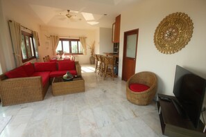 Villa, 4 Bedrooms, Balcony | Property grounds - Stunning sea View Villa (Koh Samui)