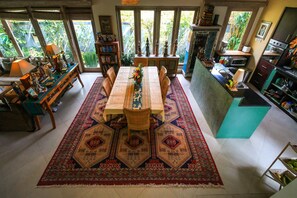 Dining - Villa Semua Suka, the Ricefields of Ubud, 2bd2baacpoolbest Bkfast in Bali (Ubud)