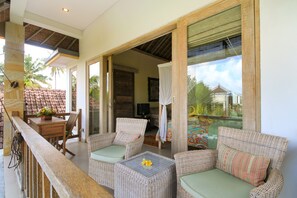 Terrace/patio - Hibiscus Guest Suitebest Breakfast in Bali (Ubud)