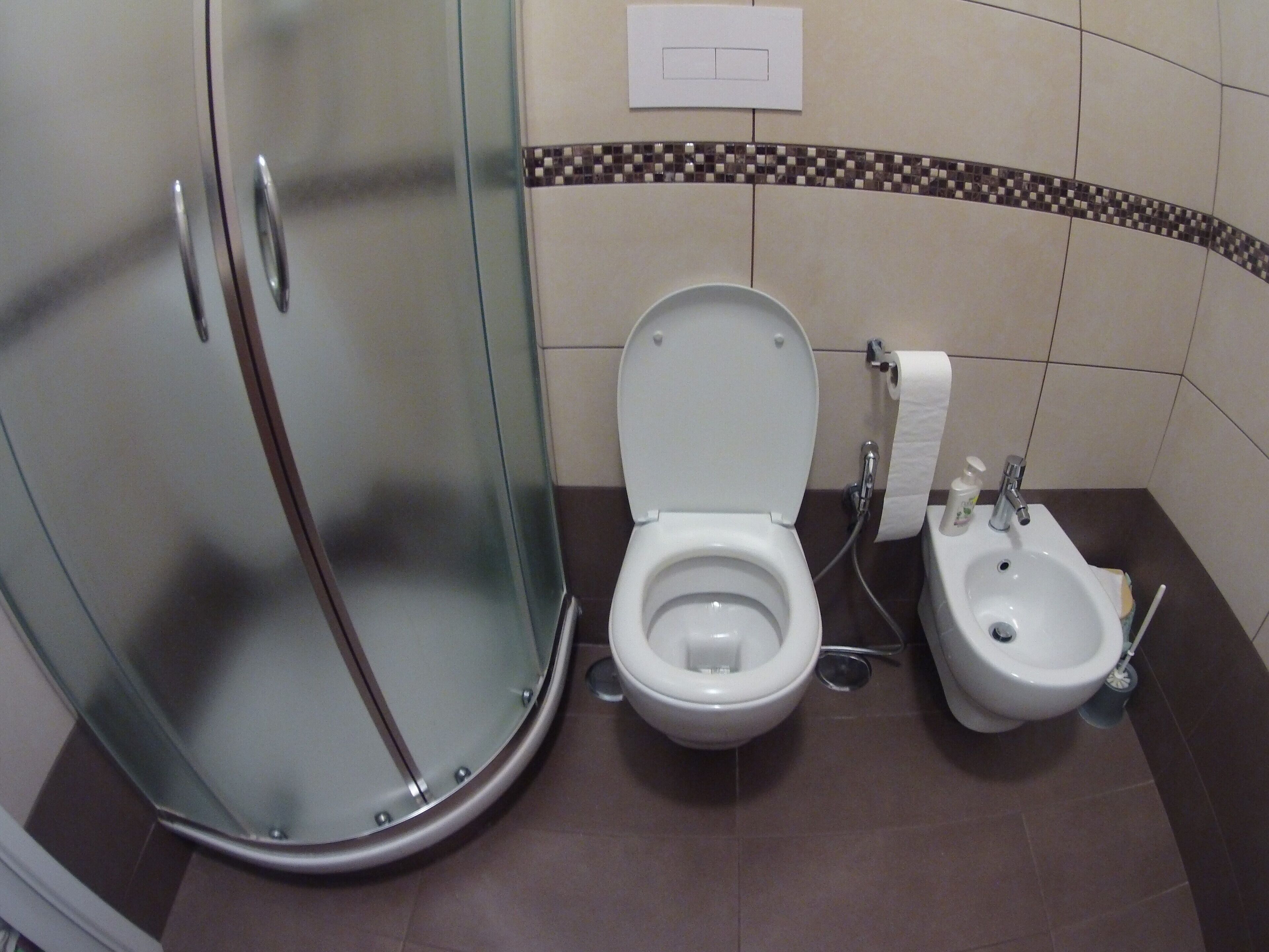 Departamento, 1 habitación, para fumadores, balcón | Baño | Secadora de cabello y shampoo 