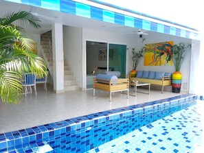 Apartment, 3 Bedrooms, Smoking, Private Pool | Pool | Outdoor pool - Beachside 3-bedroom Townhouse w Private Pool at 70 Meters From Beach (Koh Samui)