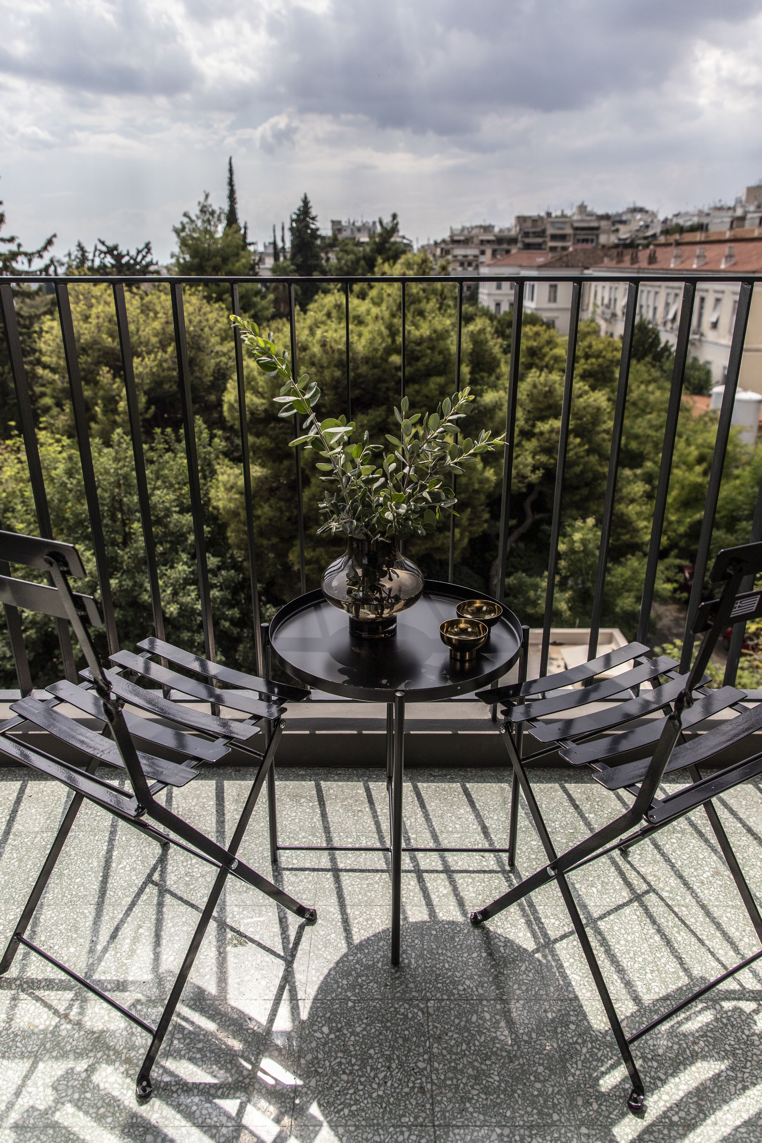 Blick vom Balkon