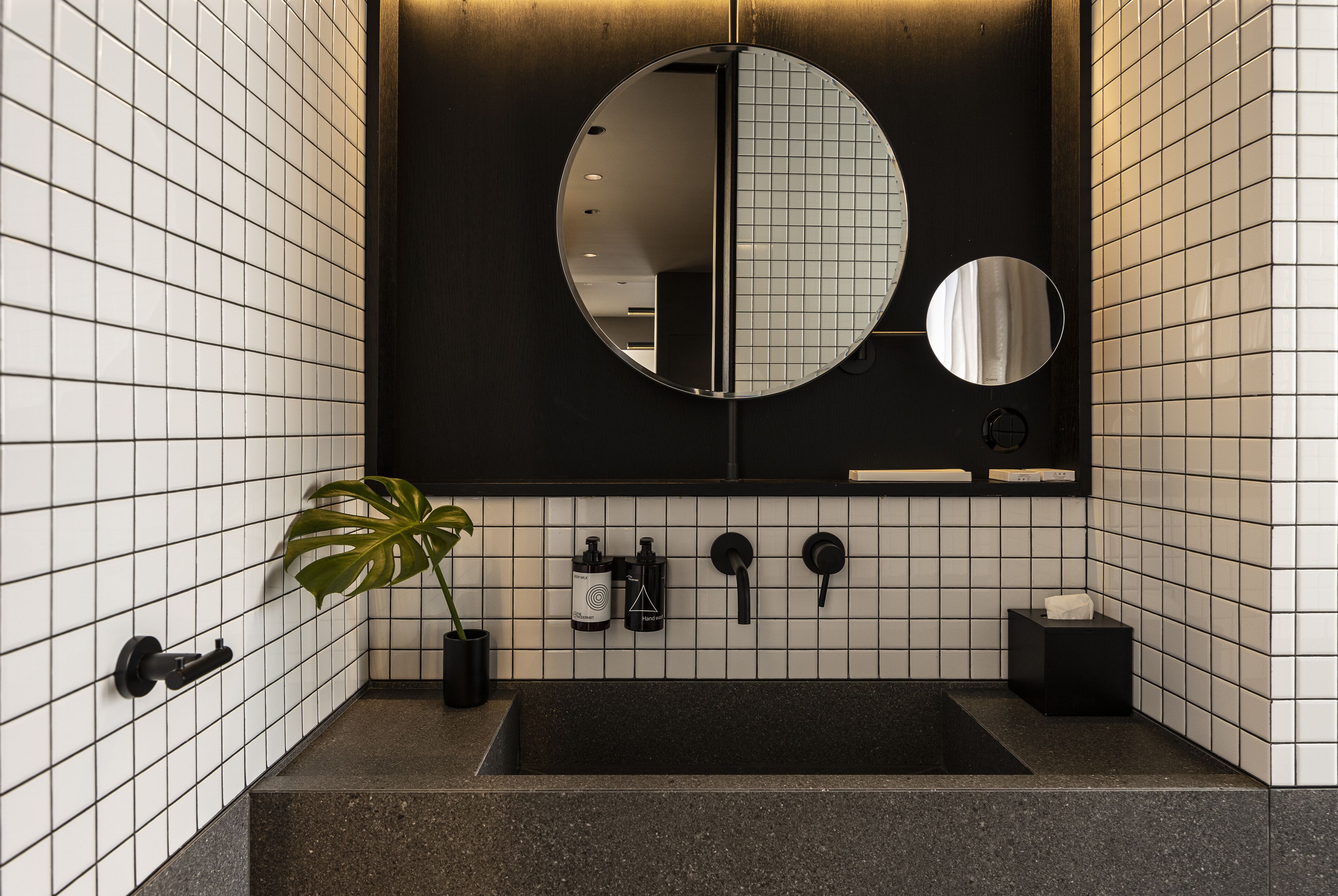 xlarge acropolis view with hot tub | bathroom | shower, rainfall showerhead, designer toiletries, hair dryer