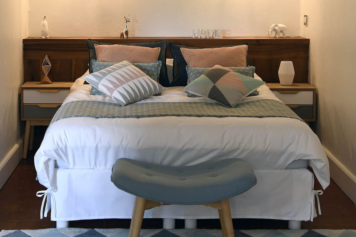 Dobbeltrom – standard, privat bad, bassengutsikt (Chambre Paul CEZANNE)