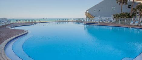 Indoor pool, outdoor pool