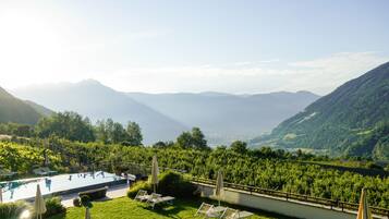 Blick von der Unterkunft