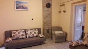 Apartamento, 3 quartos, terraço | Área de estar