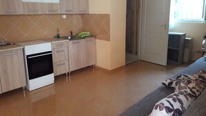 Apartment, 1 Bedroom, Terrace, Garden View | Interior - Studio Apartment for 2-4 Persons (Balatonlelle)