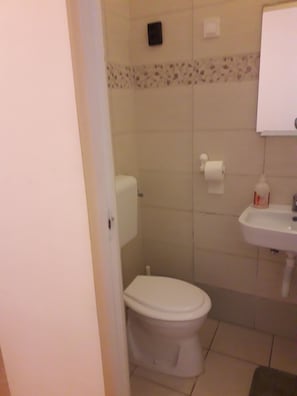 Apartment, 1 Bedroom, Terrace, Garden View | Bathroom - Studio Apartment for 2-4 Persons (Balatonlelle)