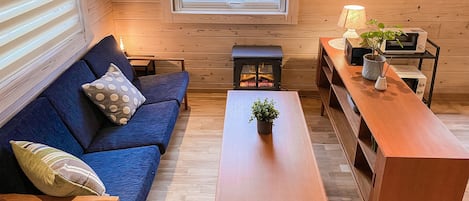 Comfort cottage, niet-roken | Woonruimte | Vloerverwarming