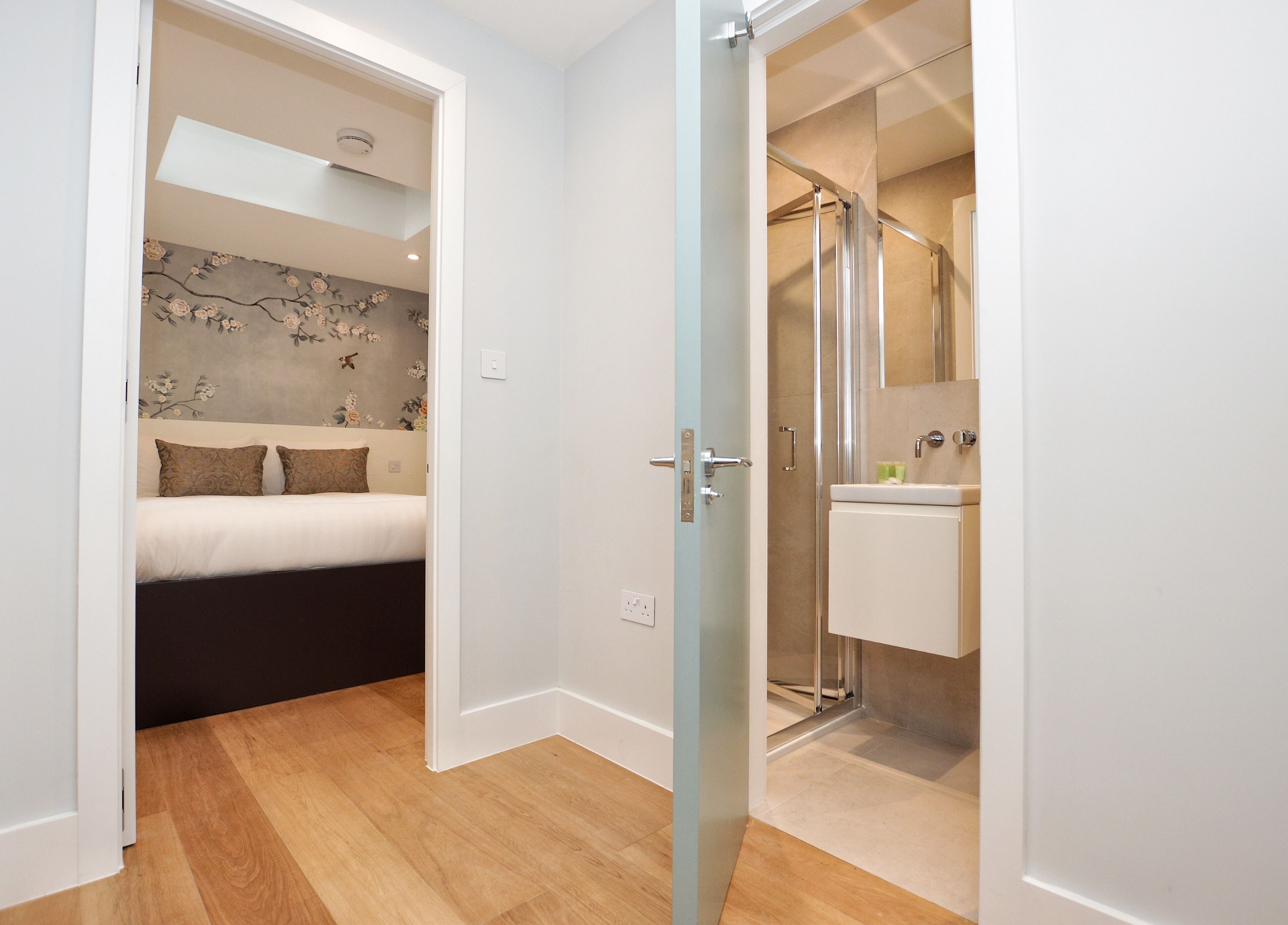 Small Lower Ground Floor Studio | Living area | Flat-screen TV, heated floors