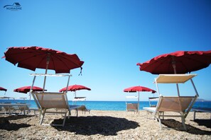 Private beach