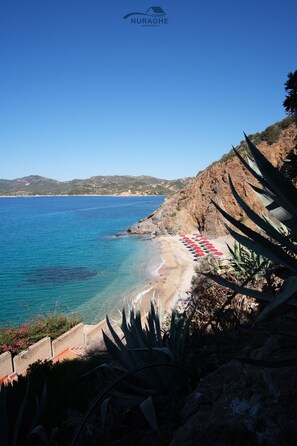 Private beach