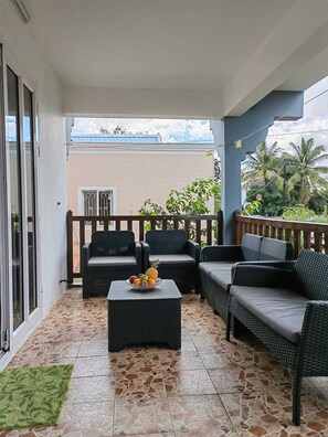 Appartement, 1 chambre, terrasse, vue sur l’océan | Balcon