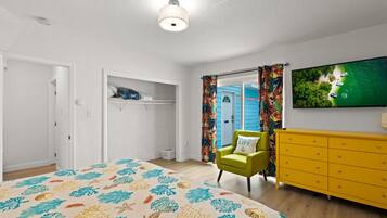 2 habitaciones, tabla de planchar con plancha, wifi y ropa de cama