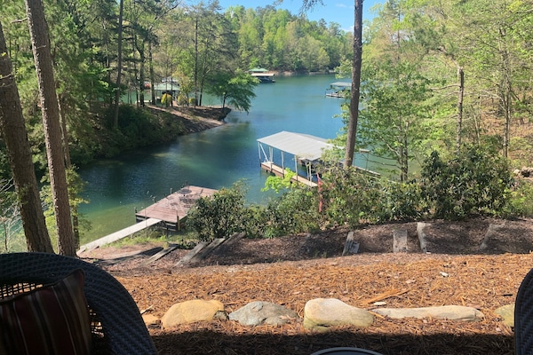 View from covered patio.