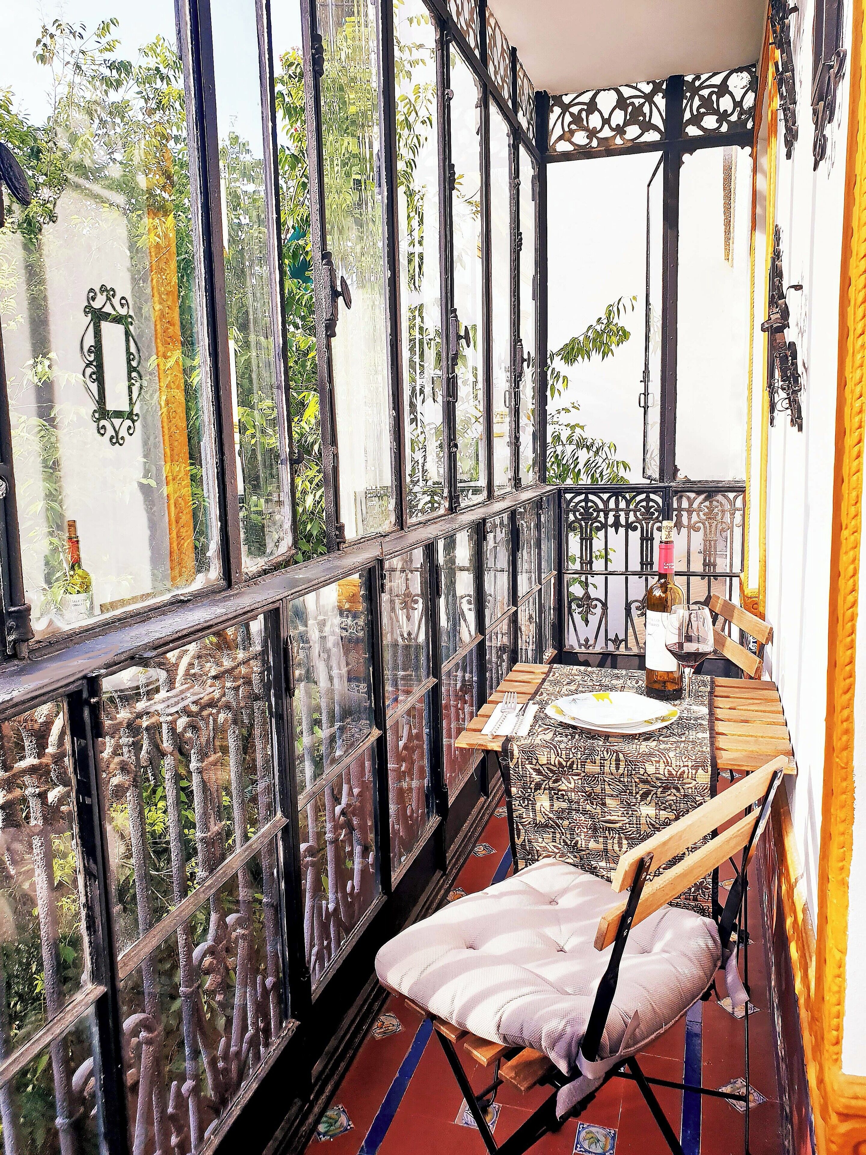 豪華公寓, 1 間臥室, 城市景 | 露台/庭院