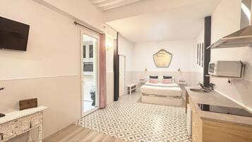 1 bedroom, premium bedding, down duvets, individually decorated
