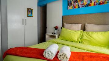 1 bedroom, iron/ironing board, free WiFi, bed sheets