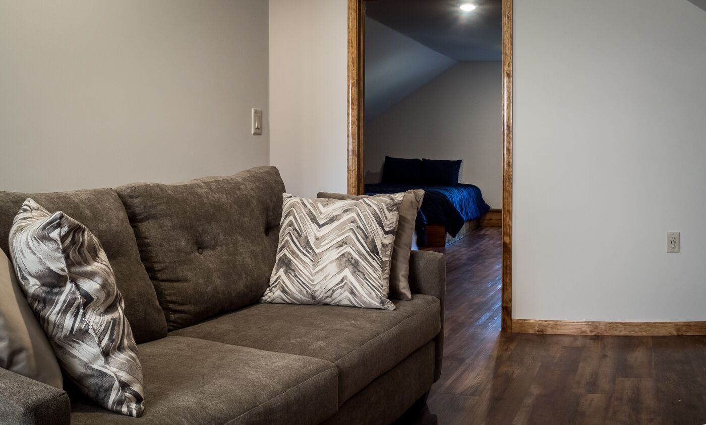 common space -- third floor
sofa and gaming area