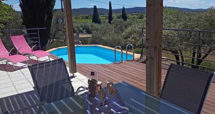 Welcome to Villa Les Roques***, in the heart of the Minervois region (air-conditioned, fenced)