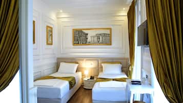 Premium bedding, minibar, in-room safe, desk