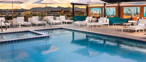 Outdoor pool, open 8:00 AM to 10:00 PM, pool cabanas (surcharge)