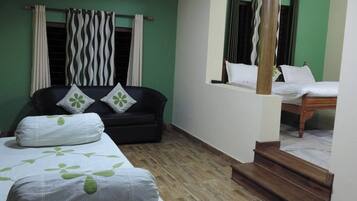 Room, 1 Bedroom, Fireplace, Garden View