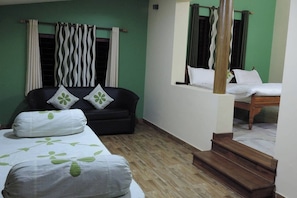 Kamar, 1 kamar tidur, perapian, pemandangan kebun | 1 kamar tidur