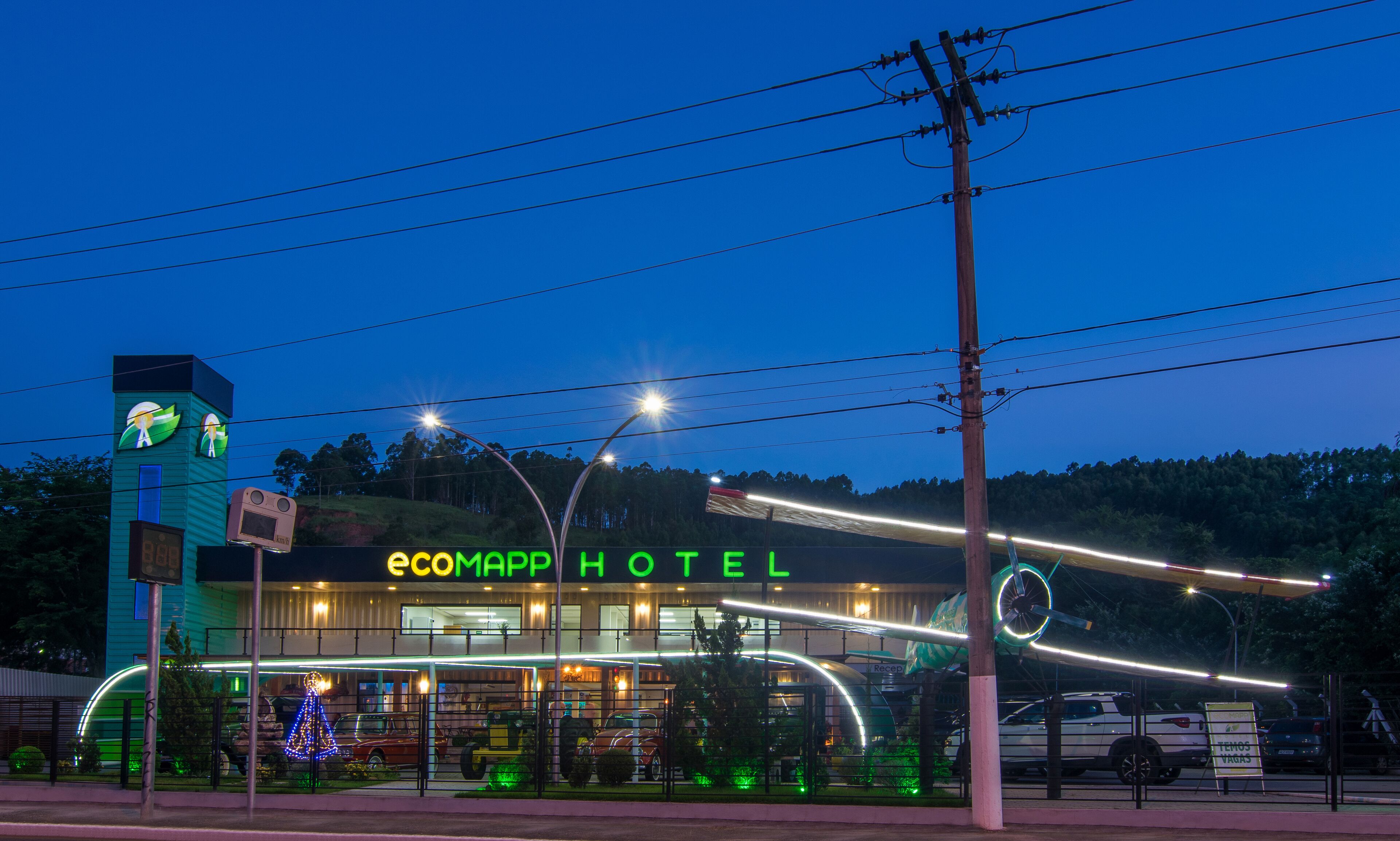 front of property – evening/night