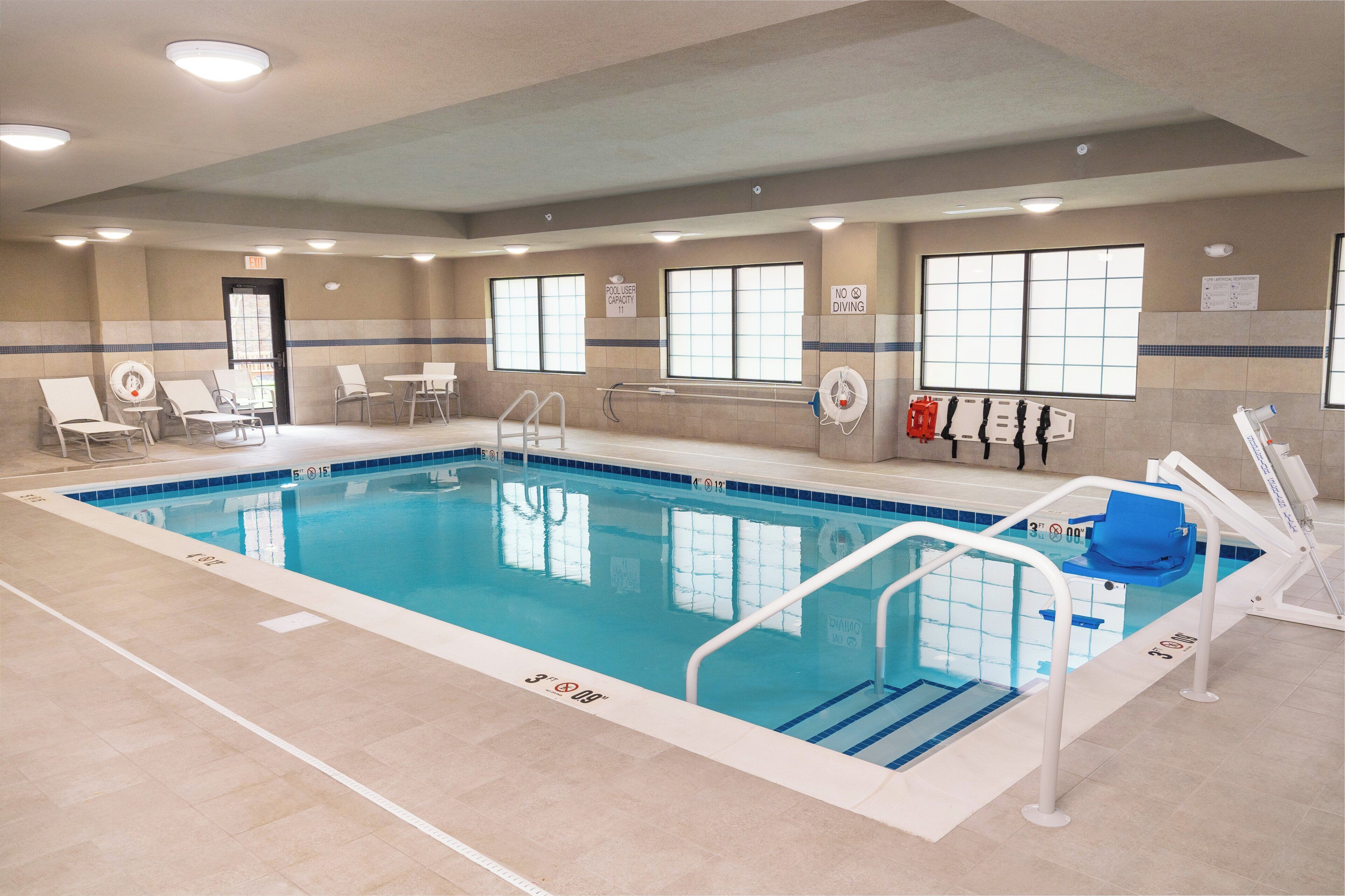 Una piscina techada