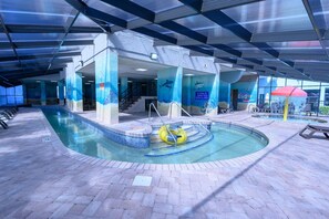 Indoor pool, a heated pool