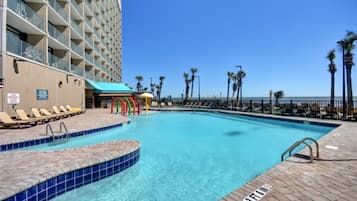 Indoor pool, a heated pool