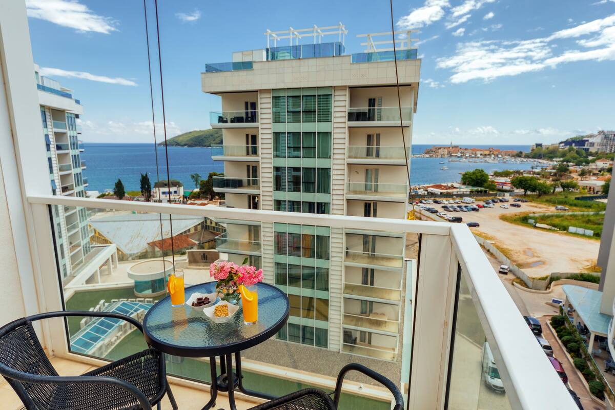 Apartment, 2 Schlafzimmer, Meerblick | Blick vom Balkon