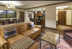 Fireplace - Aspen Highlands Ritz Carlton          December 19-26, 2026 3 bedroom condo (Aspen)