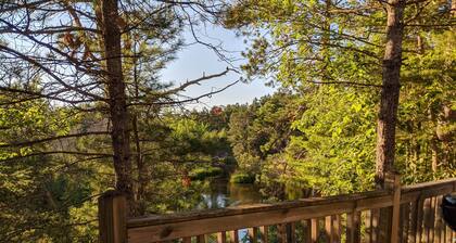 Treehouse on the river.