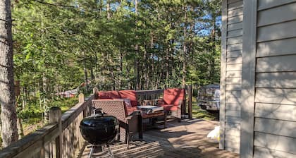Treehouse on the river.