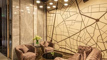 Sala de estar en el lobby
