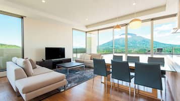 2 Bedroom Penthouse Mt Yotei View | Living room | Smart TV, heated floors