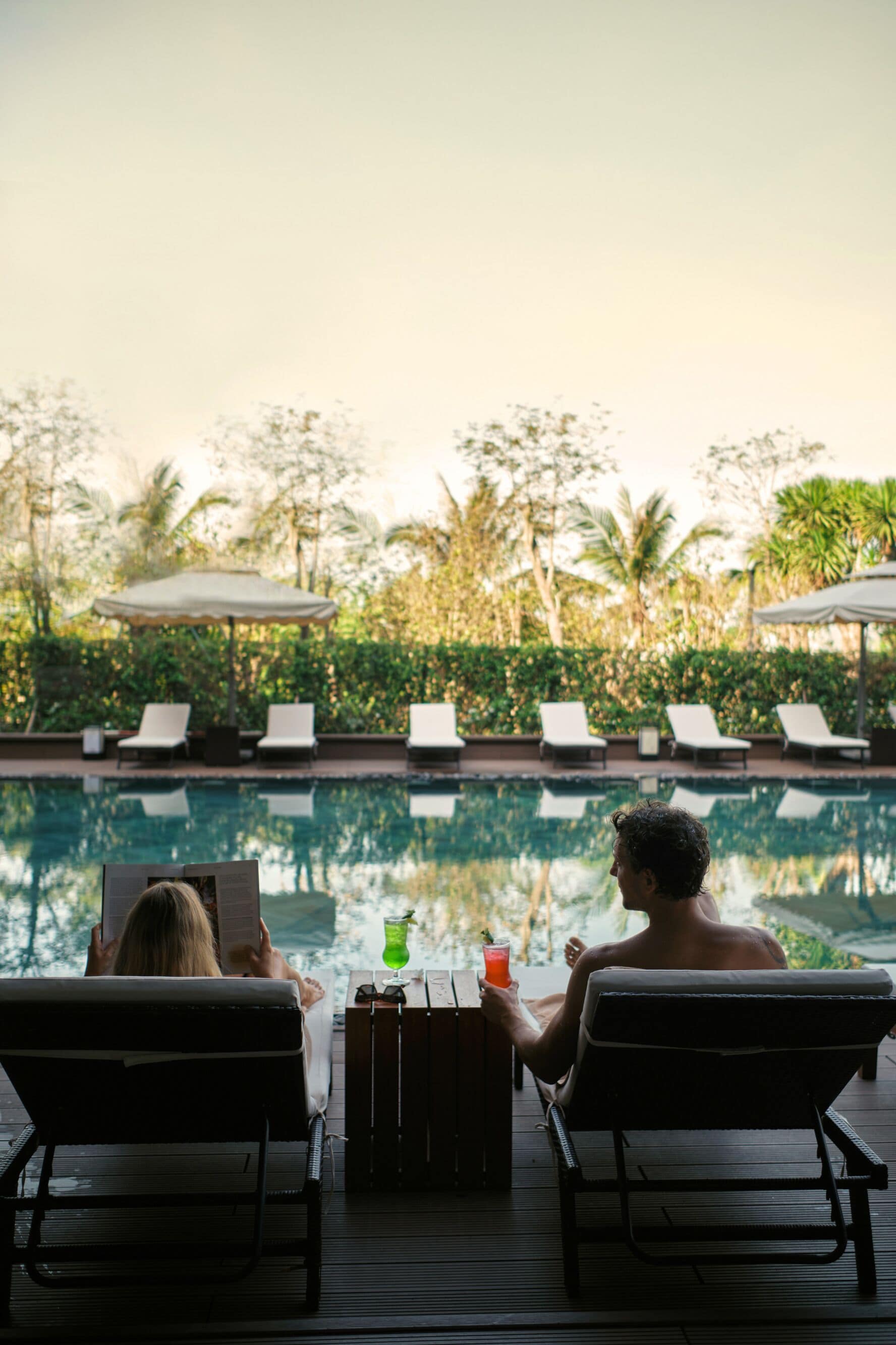 Outdoor pool, open 6:00 AM to 8:00 PM, sun loungers, lifeguards on site