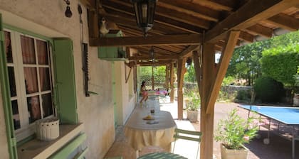 Individual countryside house in a small village