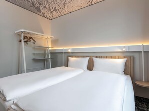 Chambre Standard, 2 lits une place | 1 chambre, chambres insonorisées, Wi-Fi gratuit, draps fournis
