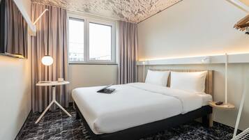 Schallisolierte Zimmer, kostenloses WLAN, BettwÀsche