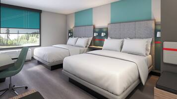 Premium bedding, pillowtop beds, individually decorated