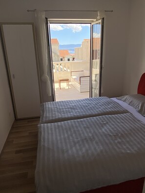 Family Villa, Private Pool | 2 bilik tidur, cadar Frette Itali, peralatan tempat tidur premium 