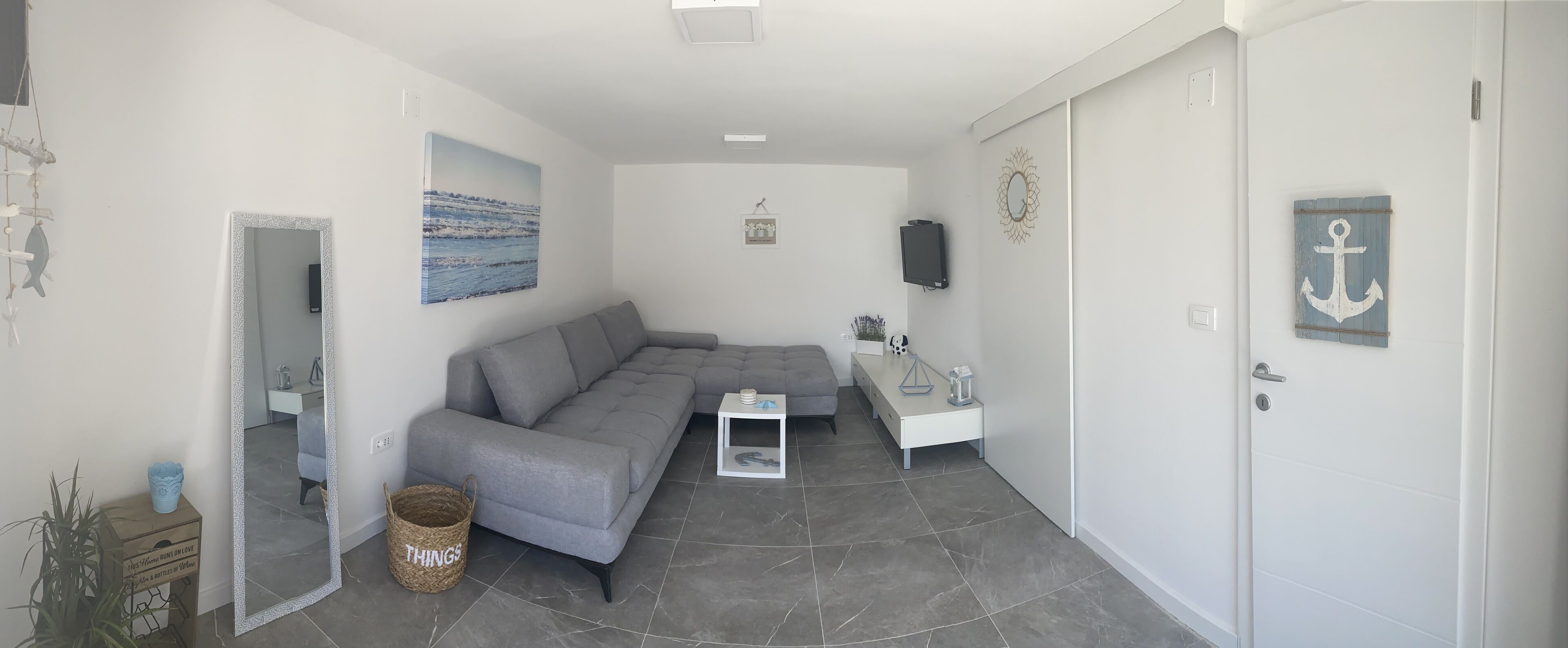 Family Villa, Private Pool | Living area | 110-cm LCD TV with satellite channels, TV