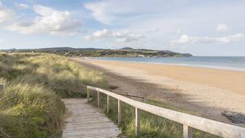 Beach nearby, white sand